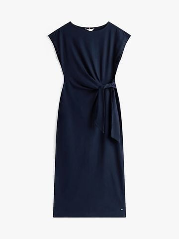 Tommy Hilfiger - Đầm nữ Boat Neck Slim Midi Dress