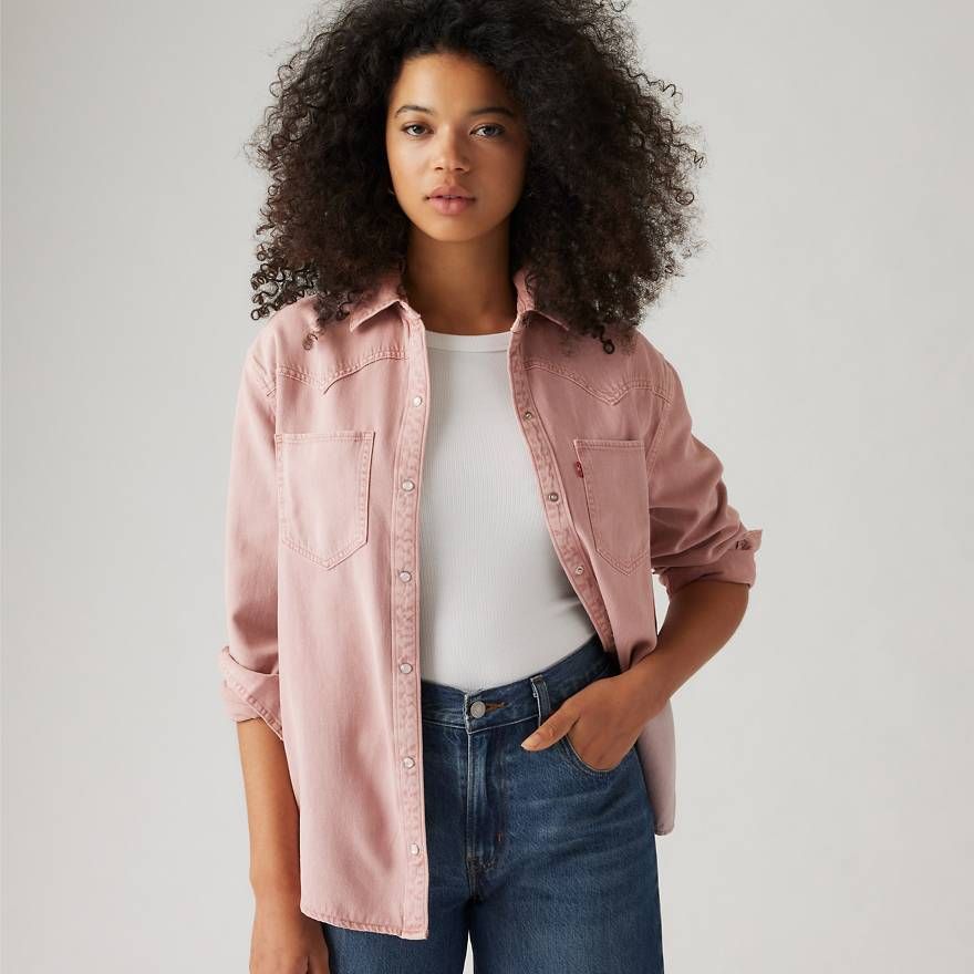 Levi's - Áo sơ mi tay dài nữ Women's Teodora Western Shirt -