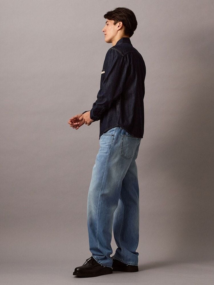 Calvin Klein - Áo sơ mi CK nam tay dài Regular Denim Shirt