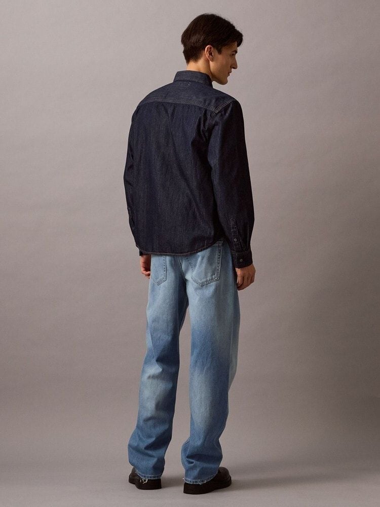 Calvin Klein - Áo sơ mi CK nam tay dài Regular Denim Shirt