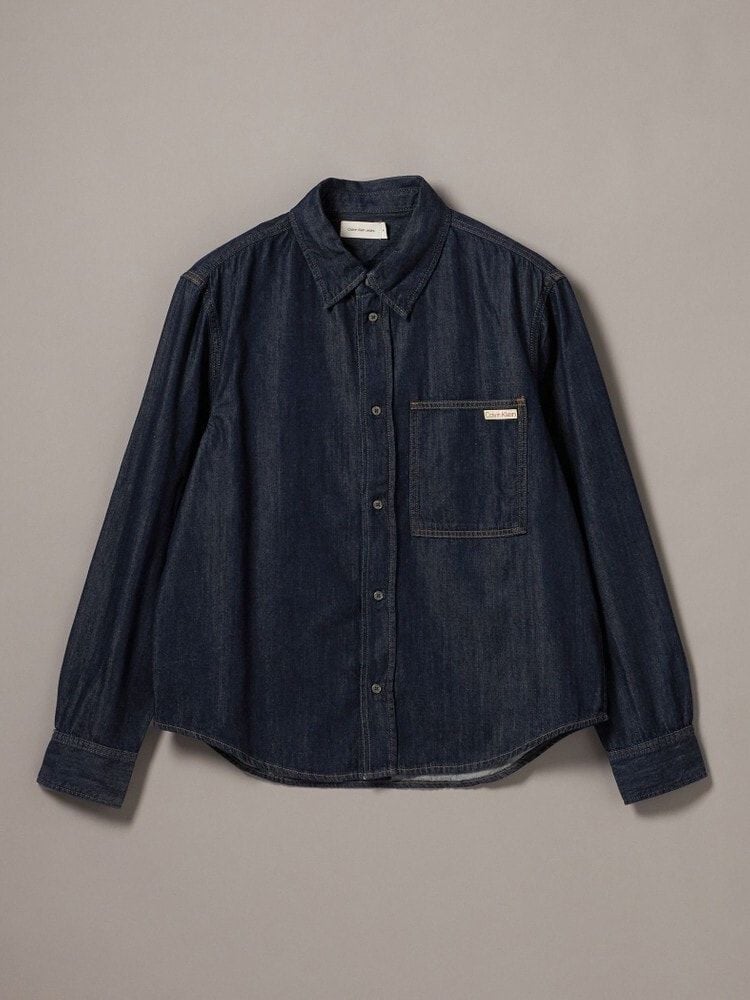 Calvin Klein - Áo sơ mi CK nam tay dài Regular Denim Shirt