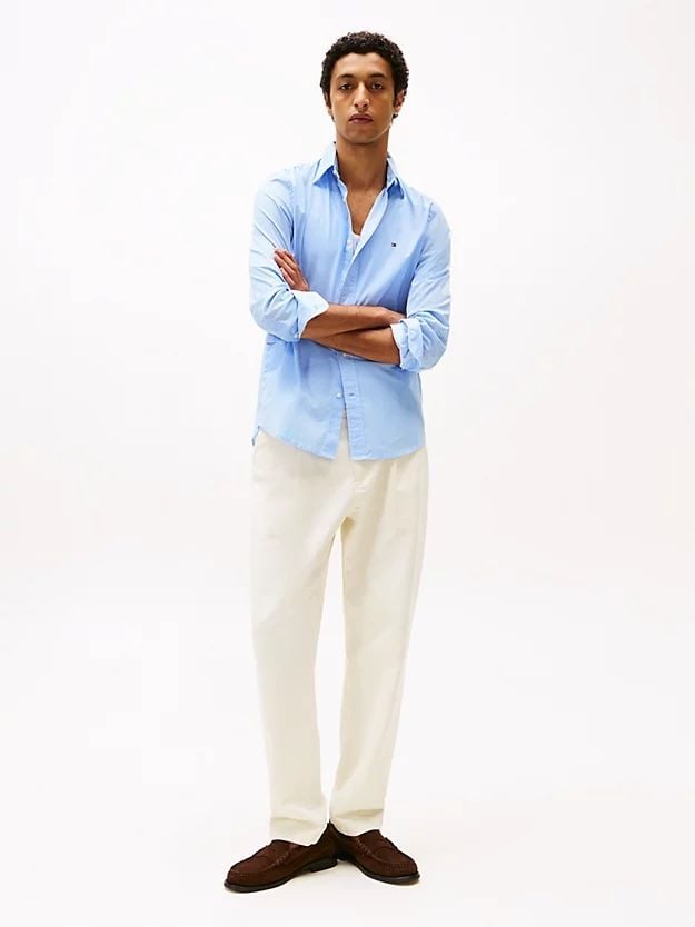 Tommy Hilfiger - Áo sơ mi tay dài nam TH Flex Regular Fit Print Shirt