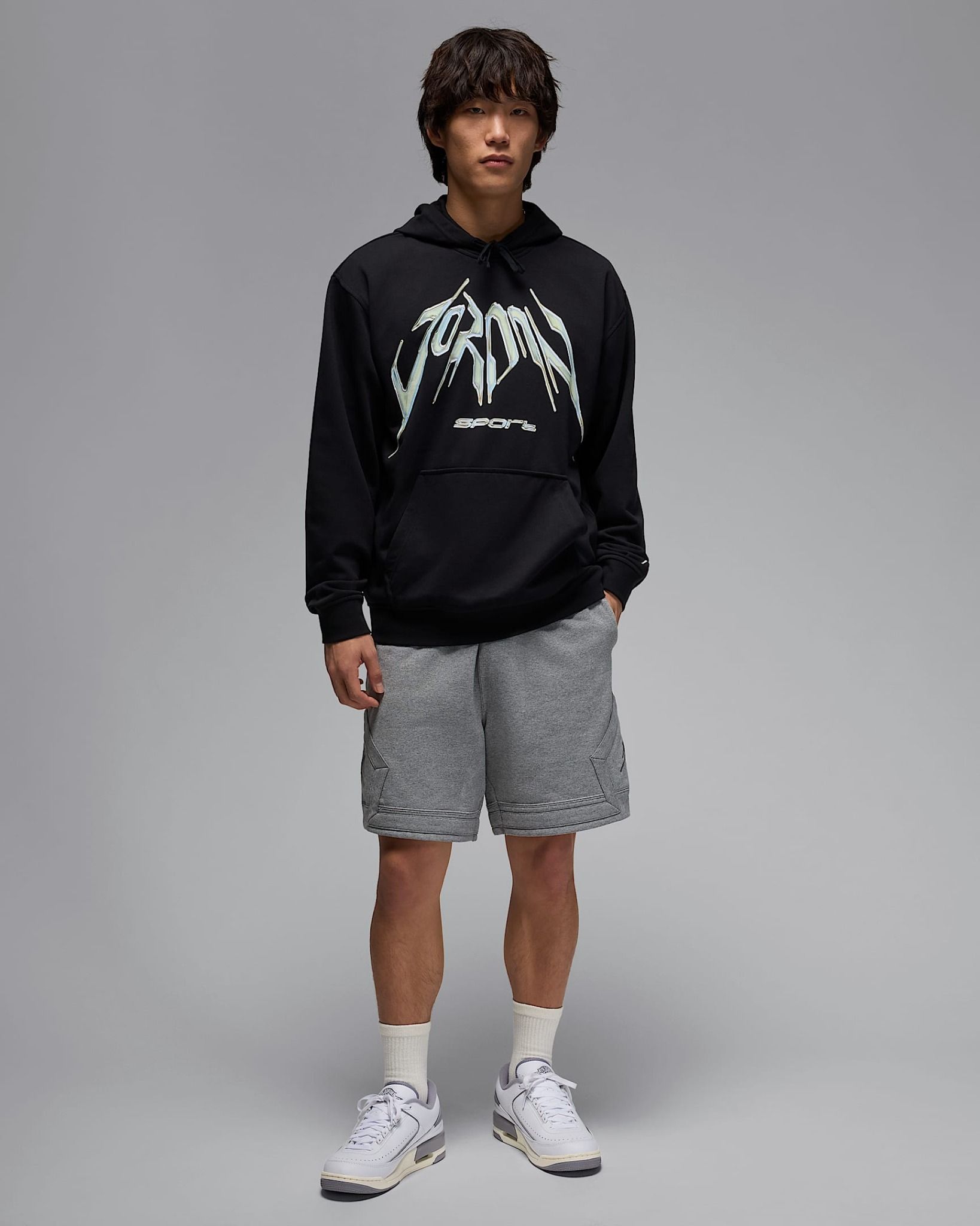 Nike - Áo hoodie thể thao Nam Jordan Sport Crossover Men's Dri-FIT Pullover Fleece Hoodie