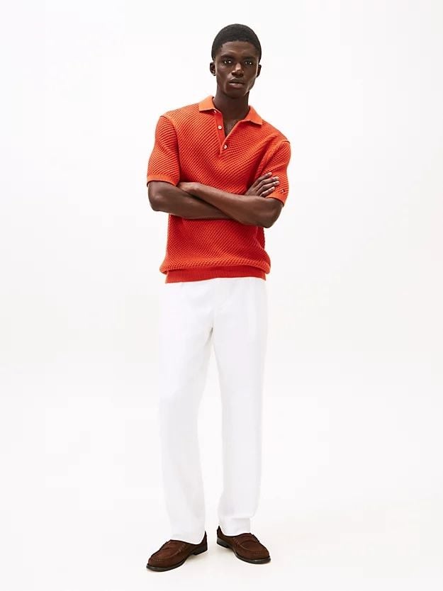 Tommy Hilfiger - Áo polo tay ngắn nam Smart Casual Regular Fit Polo Shirt