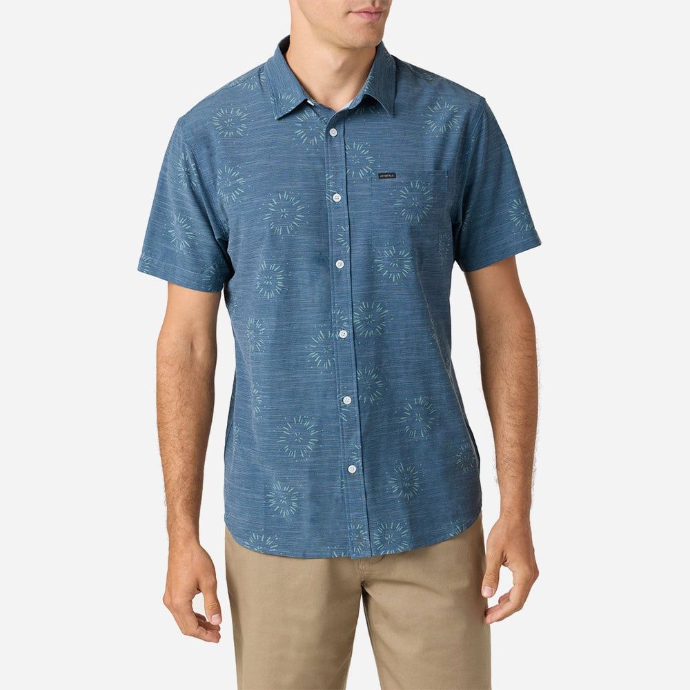 Oneill - Áo sơ mi tay ngắn thể thao nam Trvlr Upf Traverse Slub Short-Sleeve Lifestyle