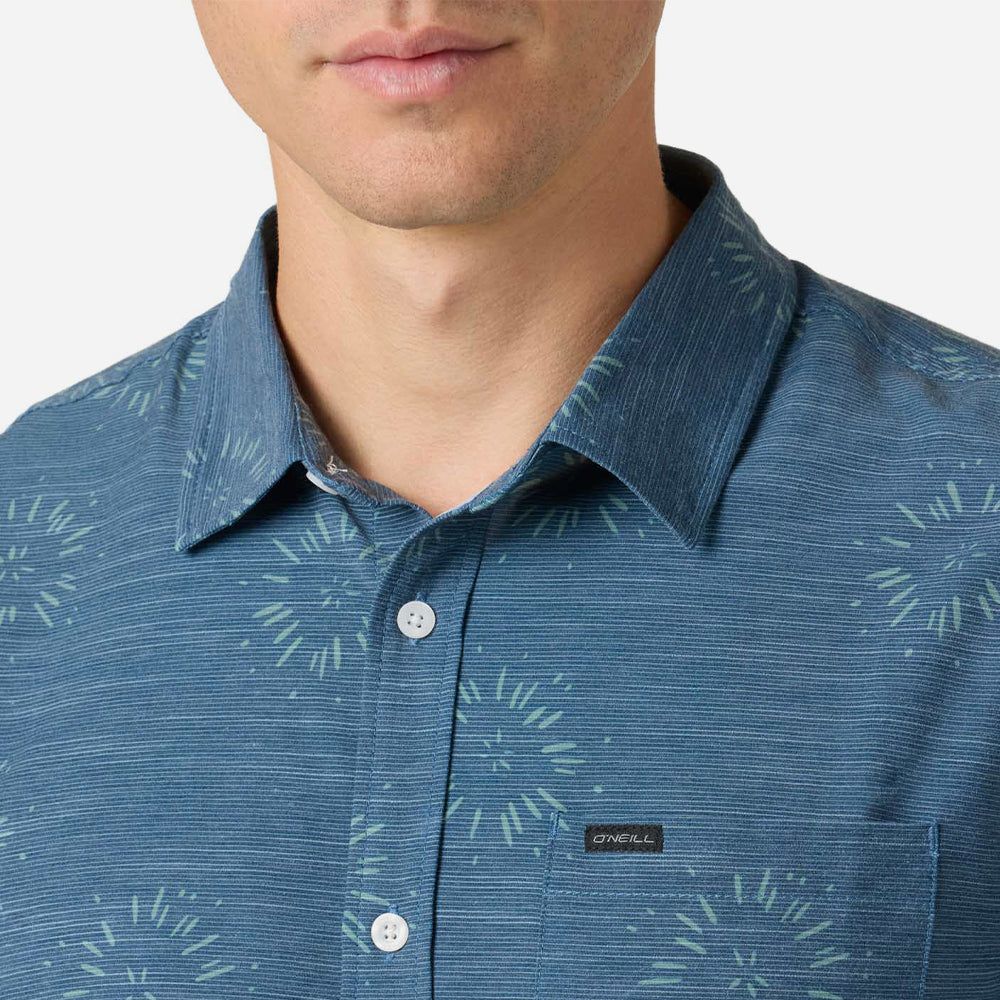 Oneill - Áo sơ mi tay ngắn thể thao nam Trvlr Upf Traverse Slub Short-Sleeve Lifestyle