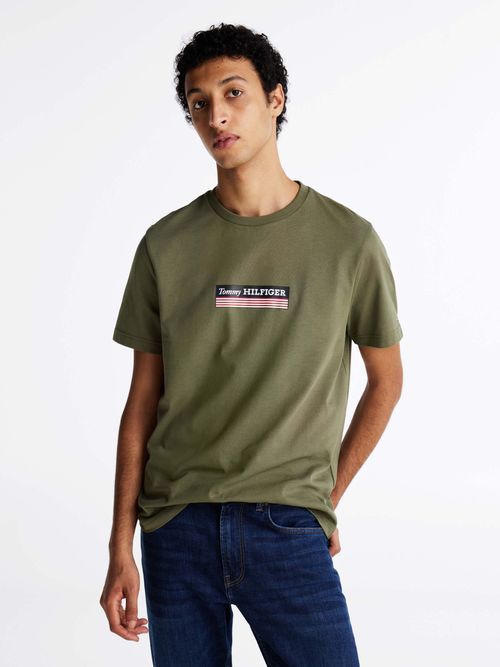 Tommy Hilfiger - Áo thun tay ngắn nam Premium Hilfiger Box Tee