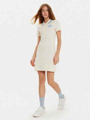 Tommy Hilfiger - Đầm polo tay ngắn nữ Varsity Graphic Polo Dress