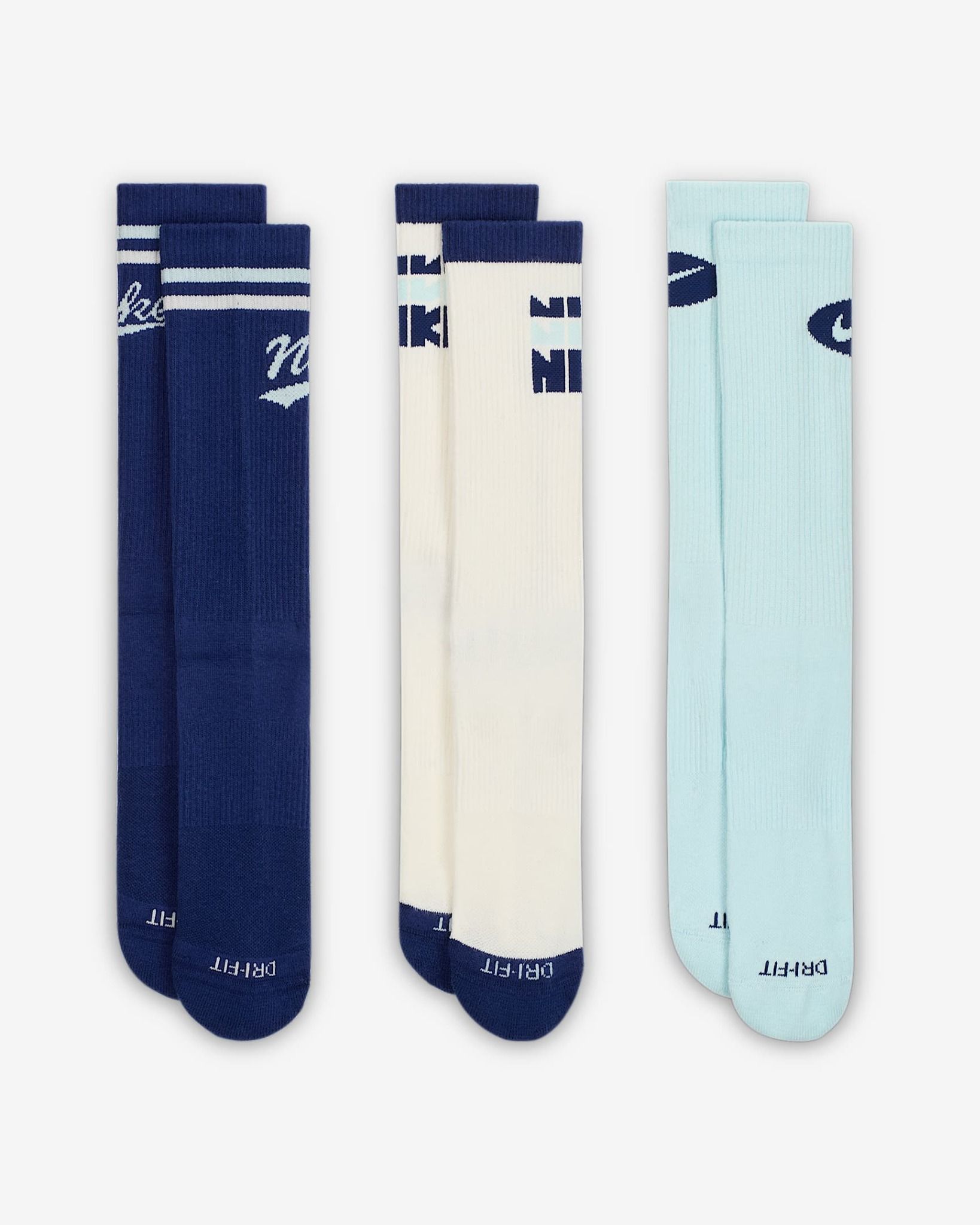 Nike - Vớ thể thao cổ cao (3 đôi) Nam Nữ Nike Everyday Plus Crew Socks (3 Pairs)