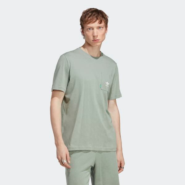 adidas - Áo tay ngắn Nam Essentials + Made With Hemp Tee T-Shirt (Short Sleeve)