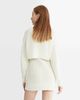 Calvin Klein - Đầm len nữ Varsity Cable Sweater Dress