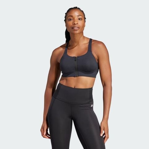 adidas - Áo ngực hỗ trợ nhẹ Nữ TLRD Impact Luxe High-Support Zip Bra