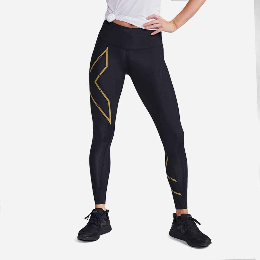 2Xu - Quần dài ống bó nữ Light Speed Mid-Rise Comp Running Leggings