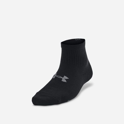 Under Armour - Bộ ba đôi vớ tất trẻ em Essential 3Pk Armour Quarter Socks