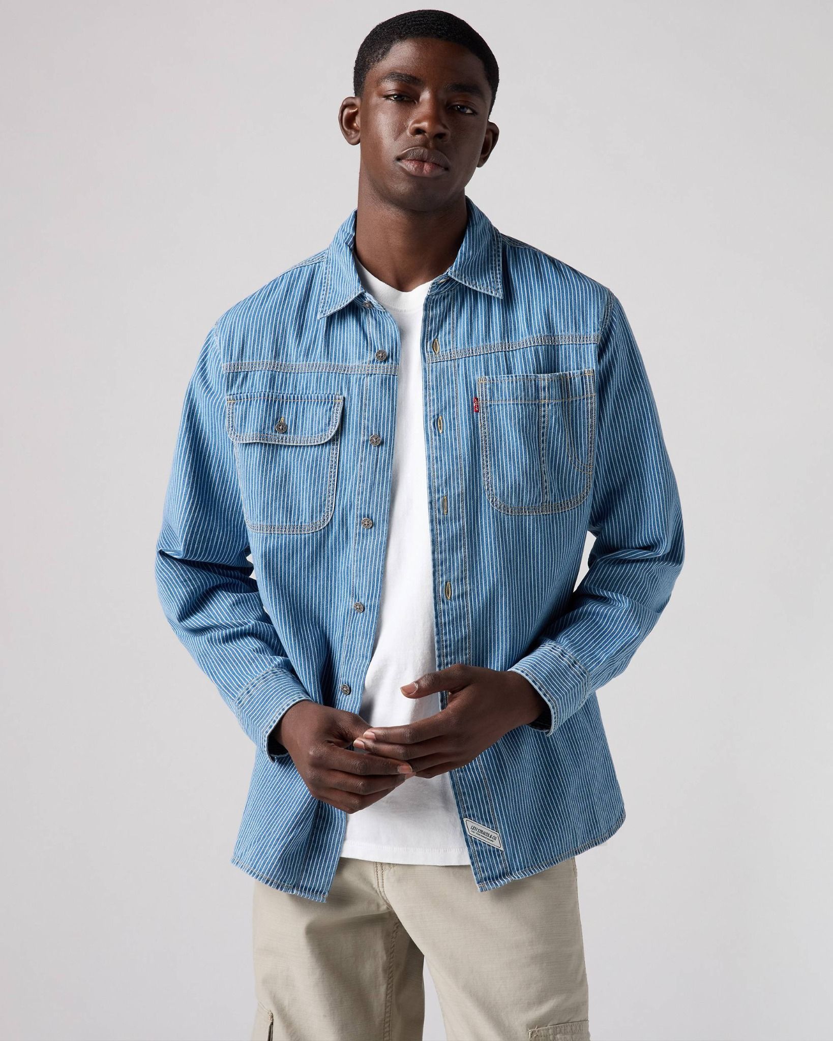 Levi's - Áo sơ mi tay dài nam Men's Long-Sleeve Auburn Worker Shirt