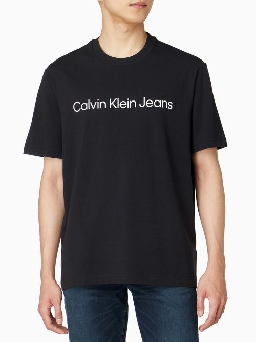 Calvin Klein - Áo phông tay ngắn CK nam CK Regular Institutional Tee