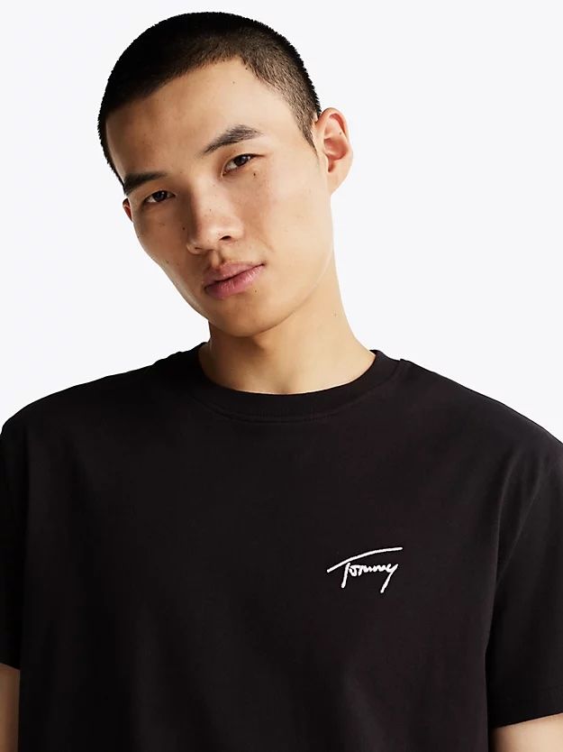 Tommy Hilfiger - Áo thun tay ngắn nam Signature Logo Embroidery T-Shirt