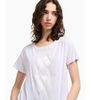 Armani Exchange - Áo thun thời trang nữ Ax Boyfit short sleeve t-shirt white