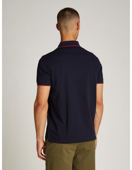 Tommy Hilfiger - Áo polo tay ngắn nam TH Elevated Tipping Regular Polo