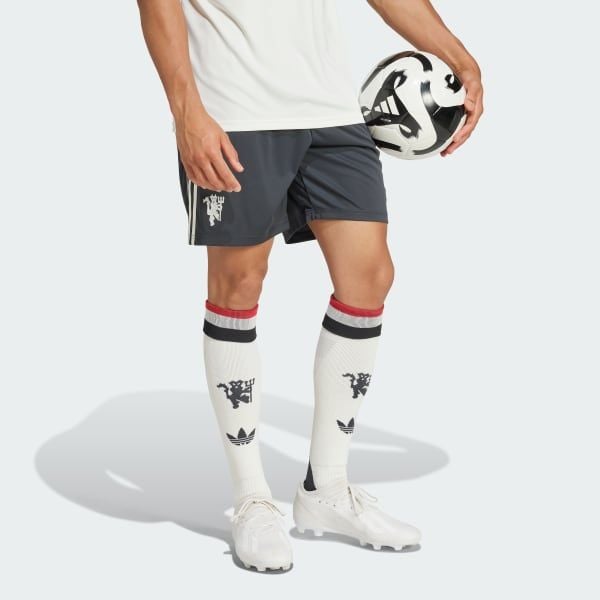 adidas - Quần ngắn đá banh Nam Manchester United 24/25 Third Shorts Football