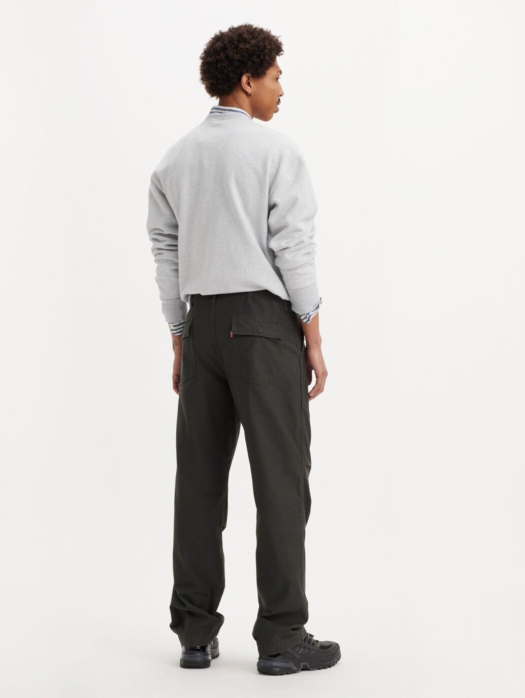 Levi's - Quần khaki dài nam Men's Loose Straight Surplus Pants In Black
