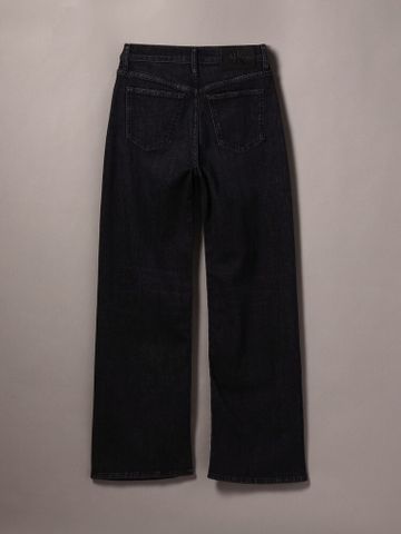 Calvin Klein - Quần jeans ống đứng CK nữ Premium Highrise Wide Leg Jean