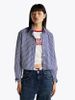 Tommy Hilfiger - Áo sơ mi tay dài nữ Stripe Poplin Cropped Relaxed Shirt