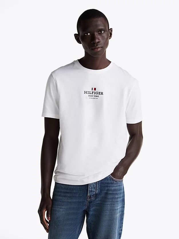 Tommy Hilfiger - Áo thun tay ngắn nam Logo Crew Neck T-Shirt