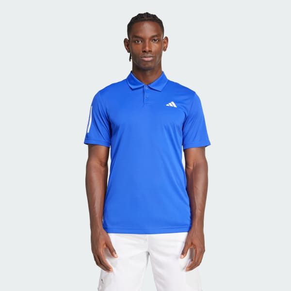 adidas - Áo thun có cổ quần vợt Nam Club 3-Stripes Polo Tennis