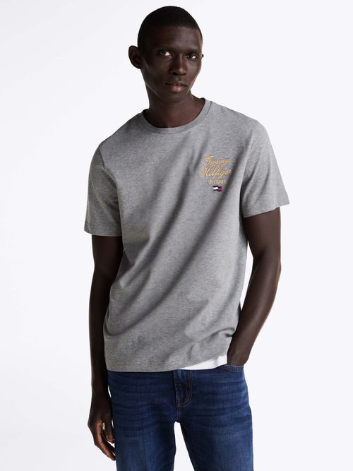 Tommy Hilfiger - Áo phông tay ngắn nam Script Hilfiger Stack Tee