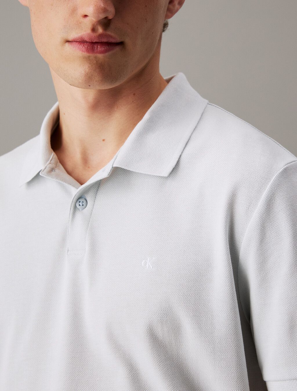 Calvin Klein - Áo polo tay ngắn nam CK Cotton Regular Polo Shirt