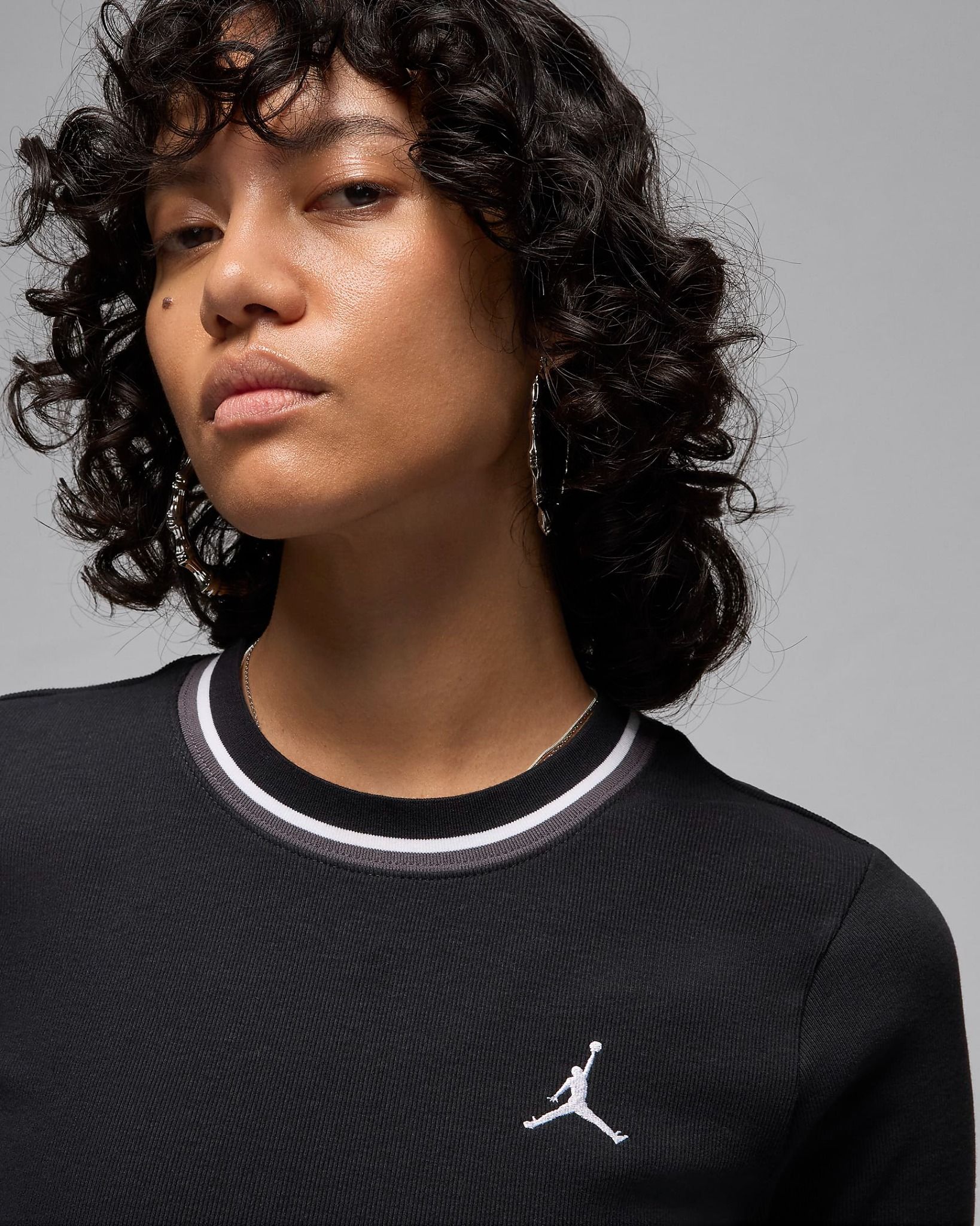 Nike - Áo tay ngắn thể thao Nữ Jordan Women's Knit Top