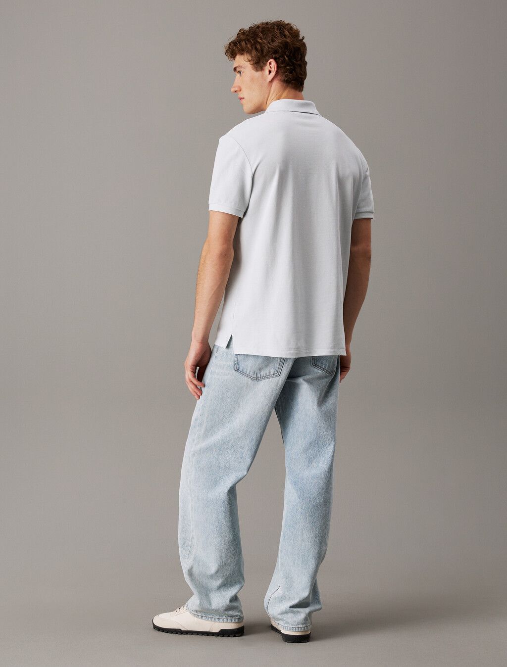Calvin Klein - Áo polo tay ngắn nam CK Cotton Regular Polo Shirt