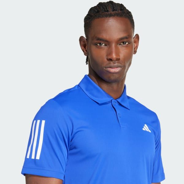 adidas - Áo thun có cổ quần vợt Nam Club 3-Stripes Polo Tennis
