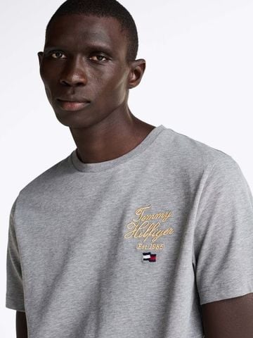 Tommy Hilfiger - Áo phông tay ngắn nam Script Hilfiger Stack Tee - 2
