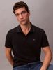 Calvin Klein - Áo polo tay ngắn nam CK Monogram Pique Polo