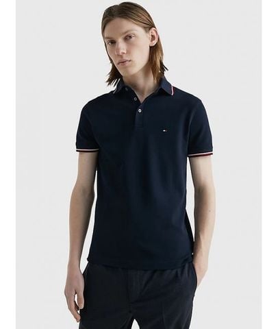 Tommy Hilfiger - Áo polo tay ngắn nam 1985 Tipped Slim Polo