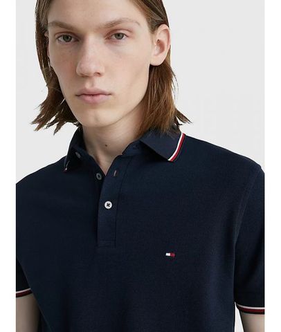 Tommy Hilfiger - Áo polo tay ngắn nam 1985 Tipped Slim Polo