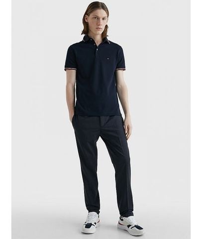 Tommy Hilfiger - Áo polo tay ngắn nam 1985 Tipped Slim Polo
