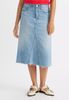 Levi's - Váy jeans nữ Women's High-Rise A-Line Deconstructed Skirt