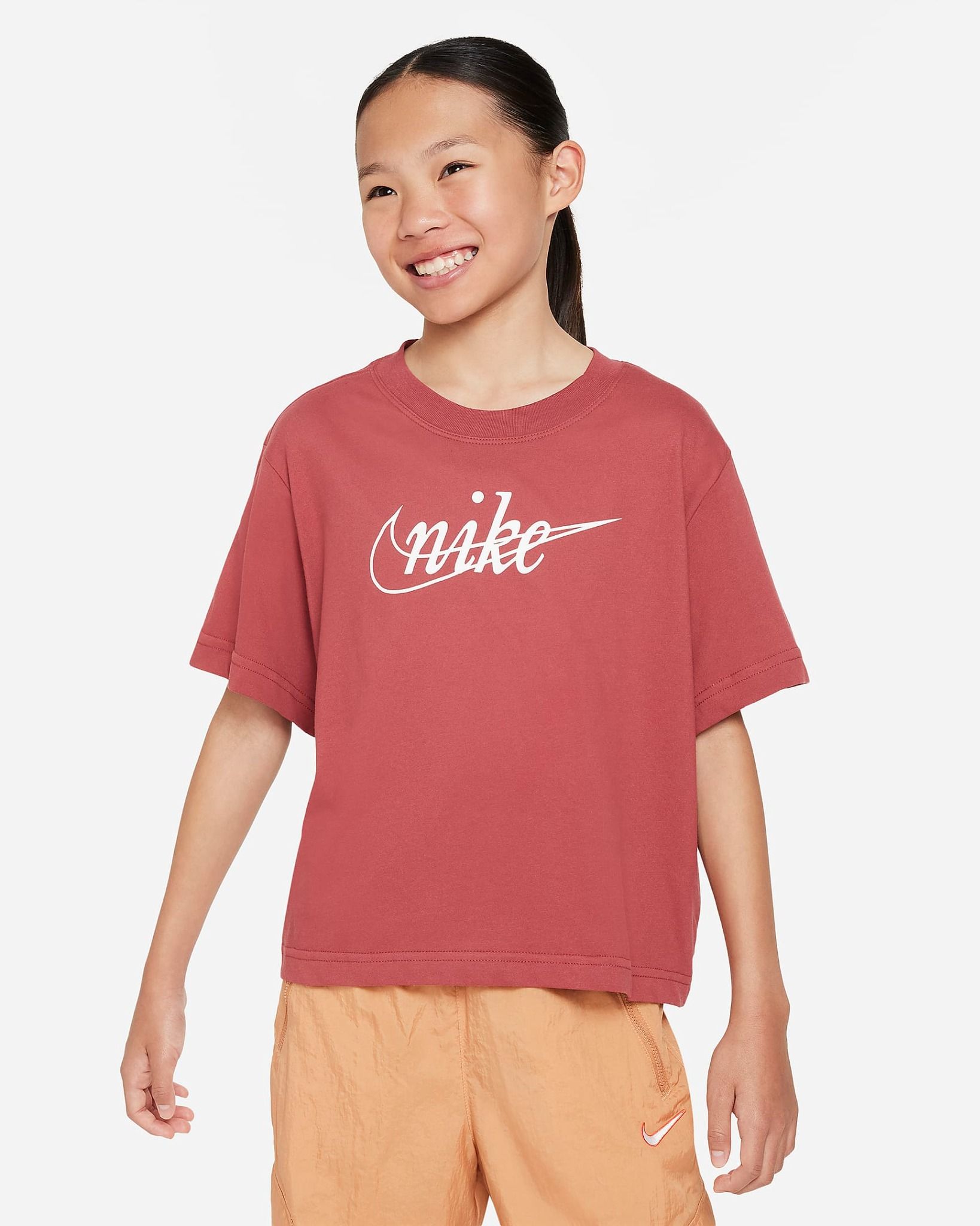 Nike - Áo tay ngắn thể thao Bé Gái Dri-FIT Older Kids' (Girls') T-Shirt