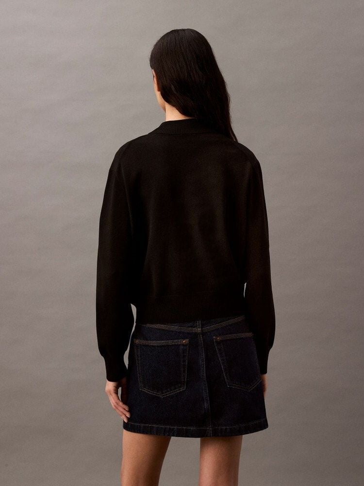 Calvin Klein - Áo khoác ấm CK nữ Half Milano Zip Bomber With Cotton