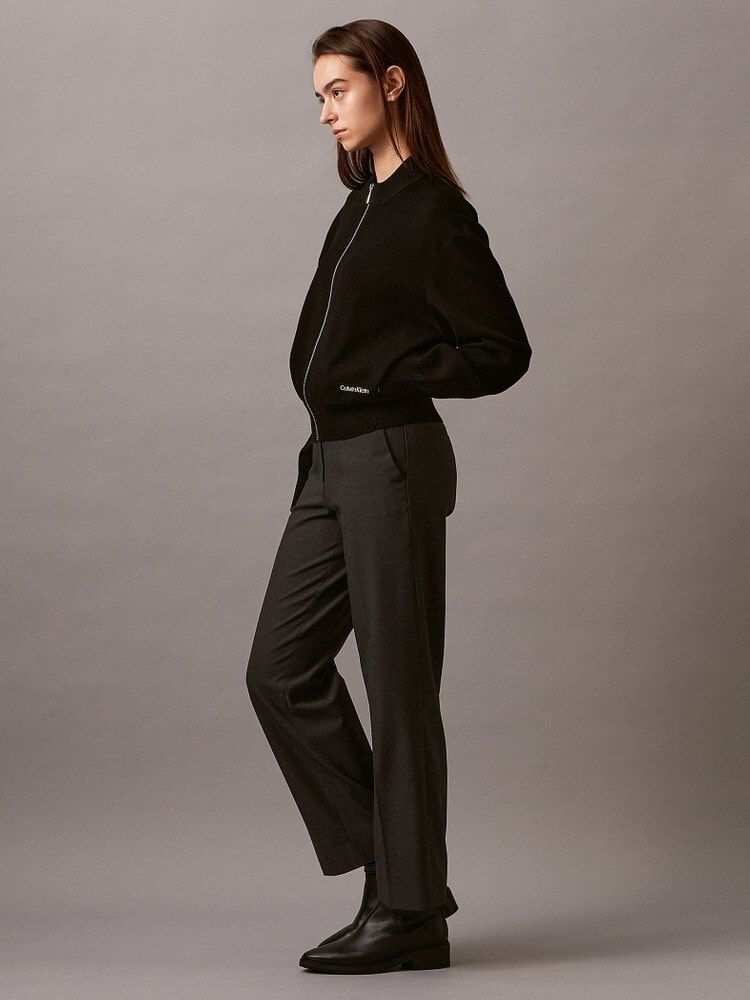 Calvin Klein - Áo khoác ấm CK nữ Half Milano Zip Bomber With Cotton
