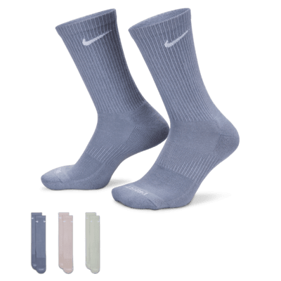 Nike - Bộ ba đôi Vớ thể thao Nam Everyday Plus Cushioned Training Crew Socks (3 Pairs)