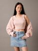 Calvin Klein - Bộ áo khoác len Nữ 2 in 1 Cropped Cardigan Set