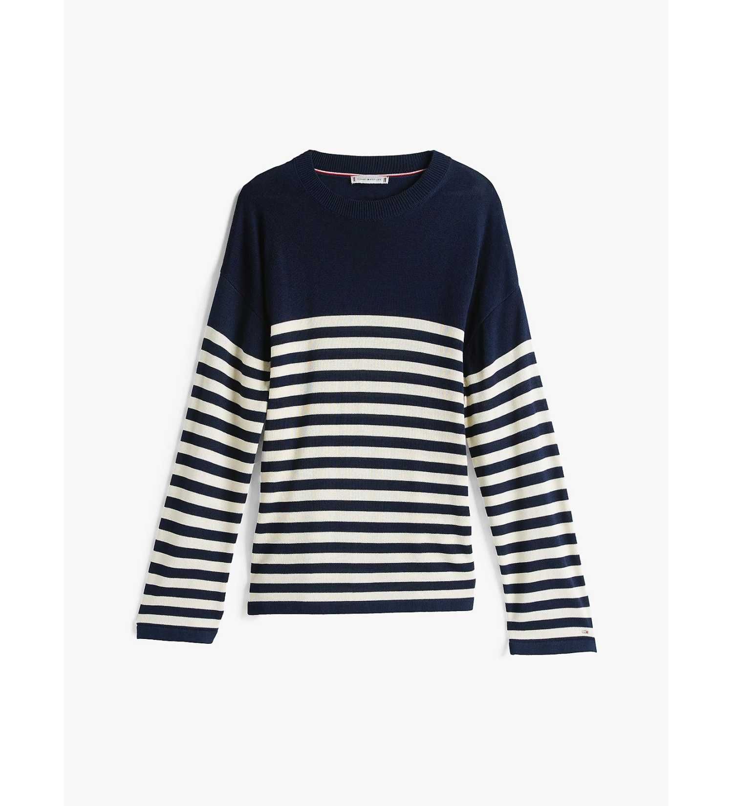 Tommy Hilfiger - Áo len tay dài nữ Lyocell Silk Relaxed Sweater