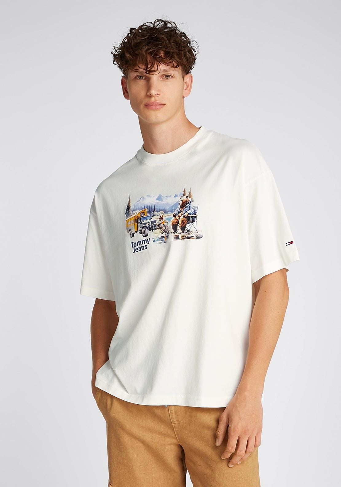 Tommy Hilfiger - Áo thun tay ngắn nam TH Camping Graphic Tee