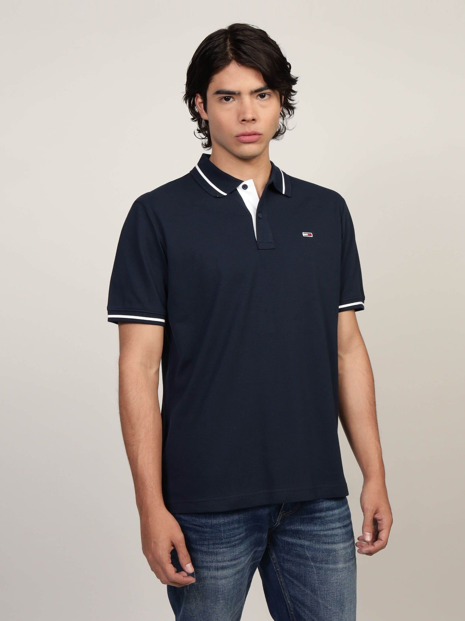 Tommy Hilfiger - Áo polo tay ngắn nam TH Premium Regular Tipped Polo
