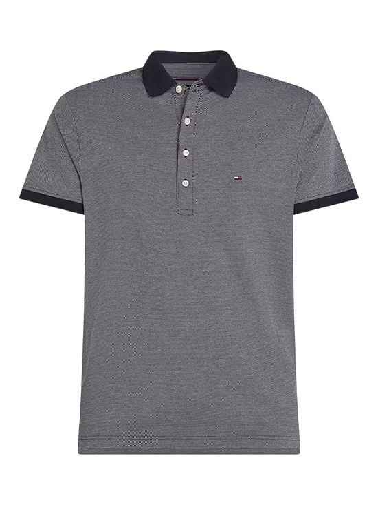 Tommy Hilfiger - Áo polo tay ngắn nam Two Tone Interlock Regular Polo