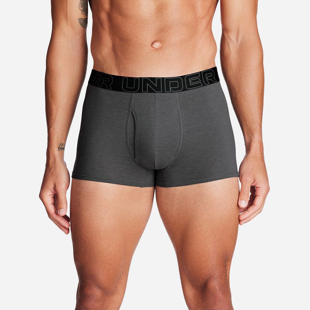 Under Armour - Bộ ba Quần lót nam Performance Cotton 3Inch Training